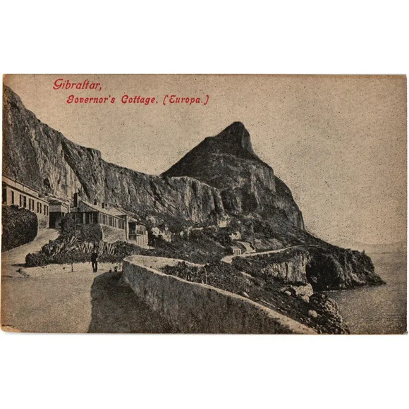 American Vintage Other - Gibraltar the Governor's Cottage Europa Postcard